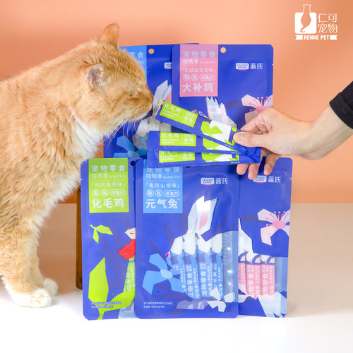 蓝氏成幼猫零食猫条60g