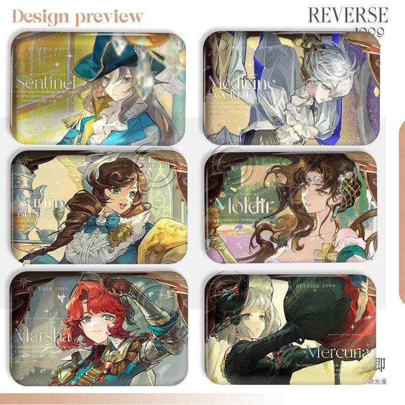 重1999兔毛手袋玛丽安娜吧唧莫莉德尔芭妮徽章方形游戏谷子送人,模玩/动漫/周边/娃圈三坑/桌游,动漫徽章/立牌,淘宝优惠券,粉丝福利购,淘宝优惠卷