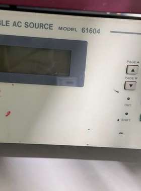 议价致茂61604大功率交流变频电源 电源板 显示屏按键面板