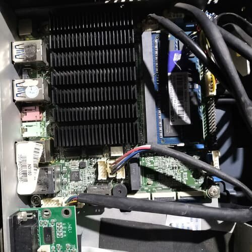 议价拆机 VTOP 唯拓双屏银机主板 N3160主板 ，真实的