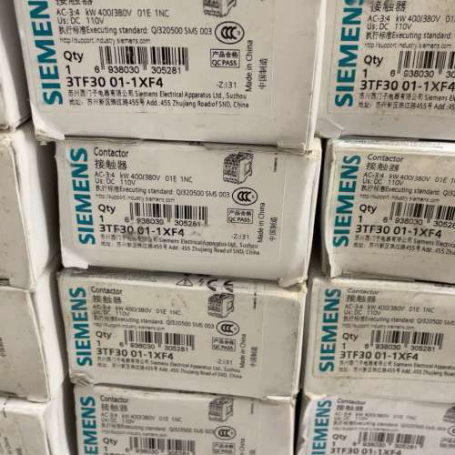 议价接触器 3TF3001-1XF4 全新正品 3TF30