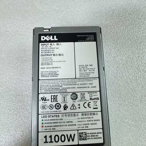 议价原装DELL R620 R720 R520 1100W 直流