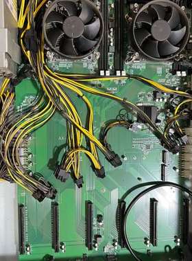 议价ALEO X99 6PLUS 六卡直插平台 带机箱电源