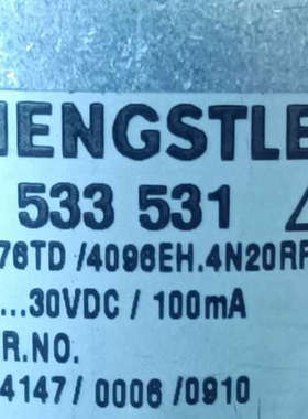 议价亨士乐编码器HENGSTLER0533531，成色如图，需要