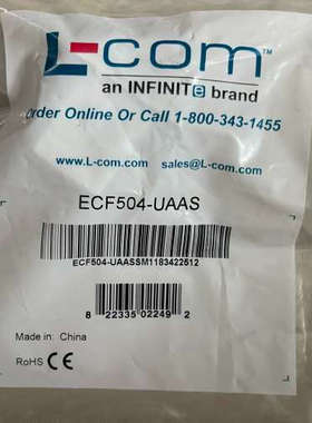 议价L-com诺通转接头ECF504-UAAS，全新原装正品。