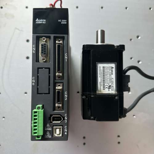 议价拆机台达A2系列ASD-A2-0221-U配套电机ECMA-