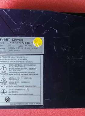 议价拆机多摩川SV-NET DRlVER TAD881N142E