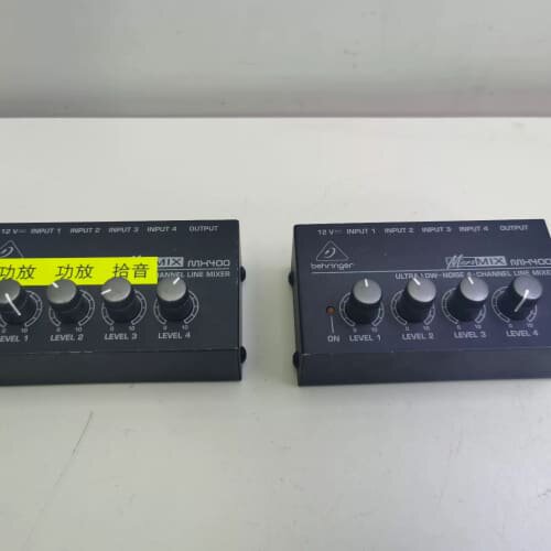 议价BEHRINGER/百灵达 MX400专业4路小型混音器直播