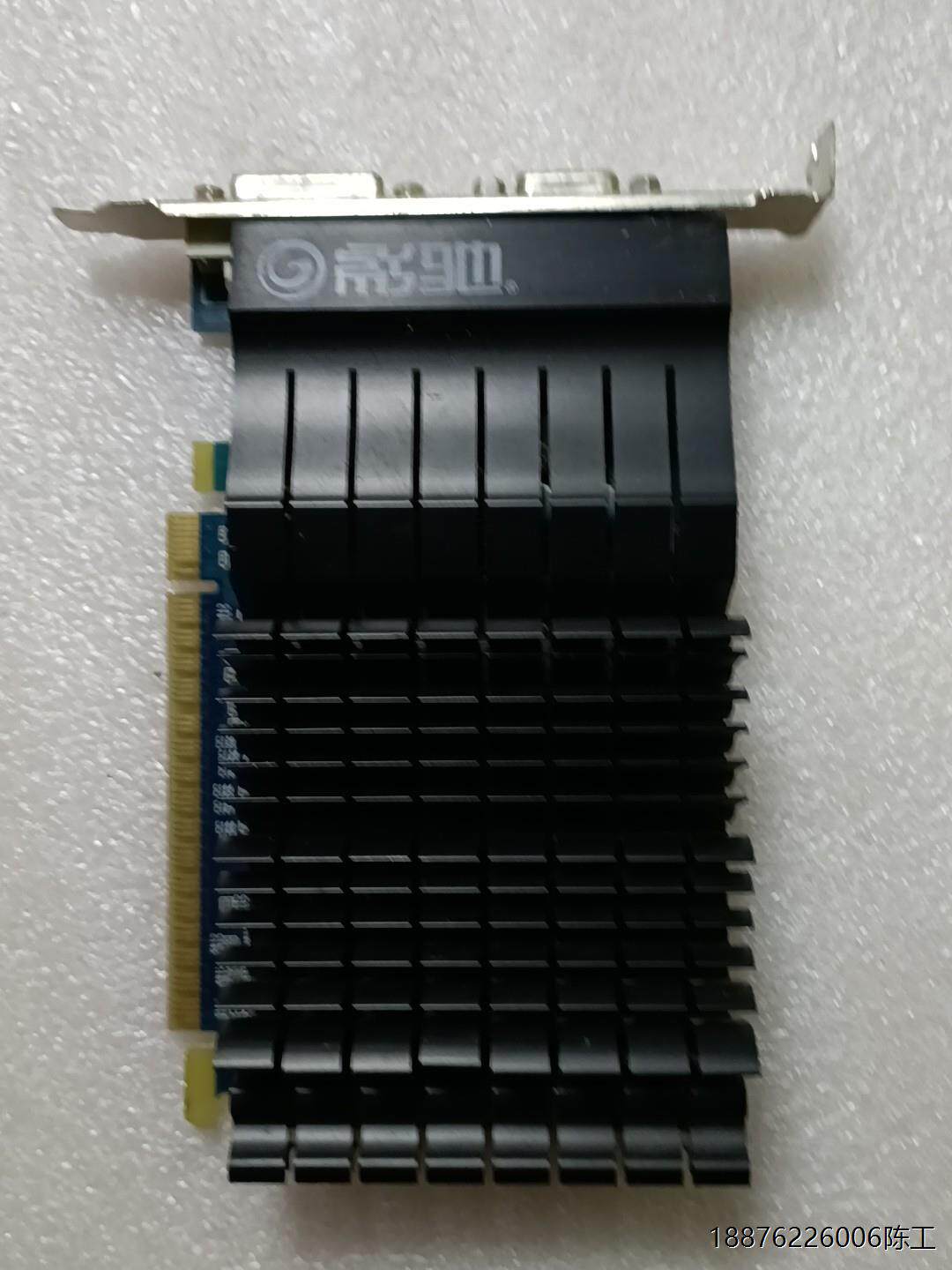 影驰龙将gt610/2g/d3,实物拍摄一张,测试完好,正常