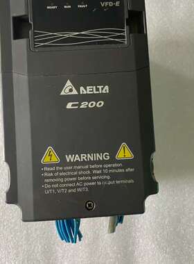 议价台达C200变频器 二手拆机VFD022CB43A-20 2