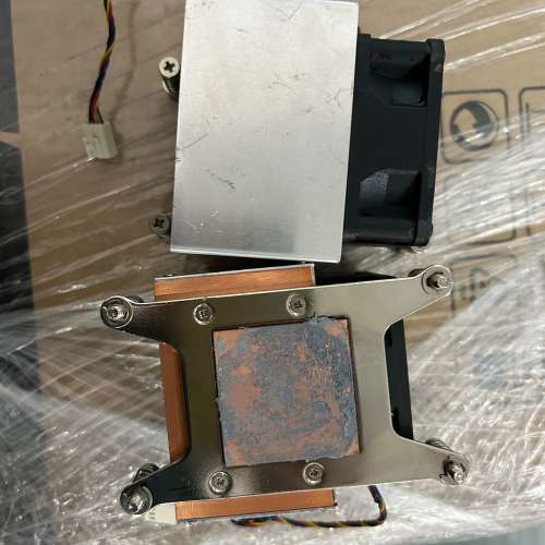 议价金钱豹纯铜底座2011针长方形散热器