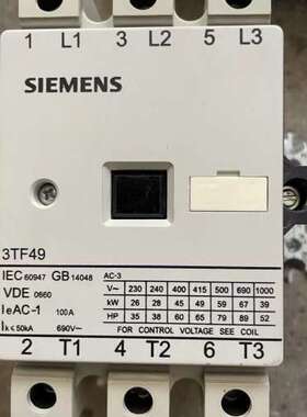 议价3TF49接触器，货，型号3TF49 44-0XM