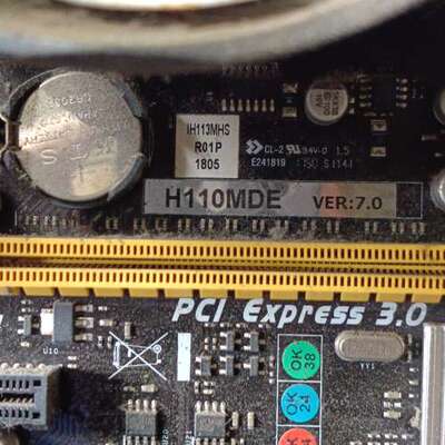 议价映泰H110MDE主板，带挡板，支持DDR4内存，USB3.