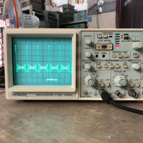 议价二手日立模拟示波器100MHZ，双通双踪示波器100M，
