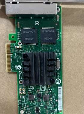 议价出Intel I340-T4服务器拆机卡，绿色电路板，四口千