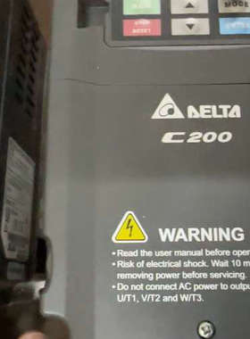 议价冲新二台达VFD007CB43A-20  0.75kw