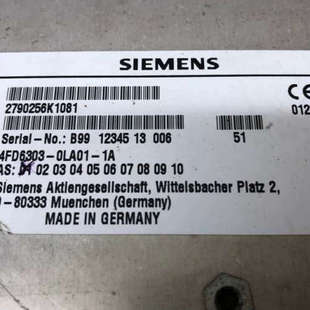 1ASOMATOM PLU 0LA01 议价4FD6303