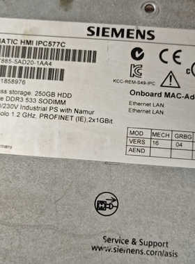 议价6AV7885-5AD20-1AA4