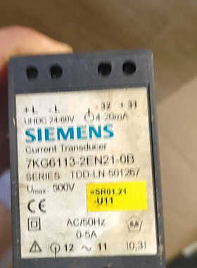 议价测量变换器有7KG6113-2EN21-0B,成色如图