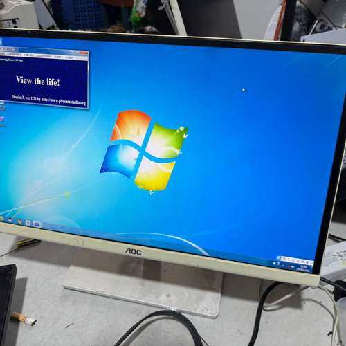 议价aoc显示器22寸无边框，成色壳有点发黄100,3C数码配件,其它配件,淘宝优惠券,粉丝福利购,淘宝优惠卷