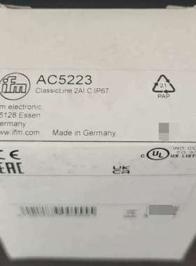 议价全新ifm易福门AC5223输入输出模块，德国制造，质量杠杠
