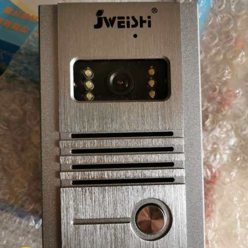 议价工程剩余家卫士彩色可视小门口机，别墅一对一门口机，纯金色