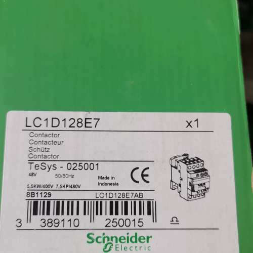 议价接触器LC1D128E7全新原装48V
