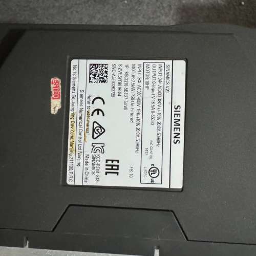 议价#变频器变频器6SL3210-5BE27-5UV0拆机