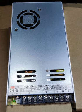 议价全新台湾明纬开关电源RSP-320-5，输出DC5V60A，