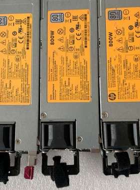 议价成色图片实物 HP G9服务器 800W电源 754381-