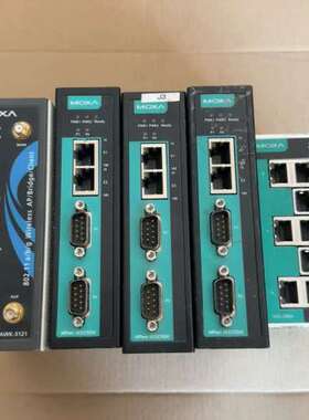 议价台湾MOXA摩莎交换机摩莎IA5250AI三台，EDS-20