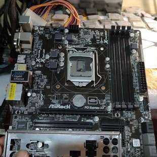 议价华擎B85M-Pro4主板。1150针4代平台，四个内存插槽