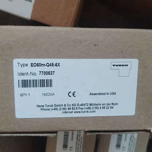 议价全新原装图尔克EO60m-Q45-6X光电开关，货号7700
