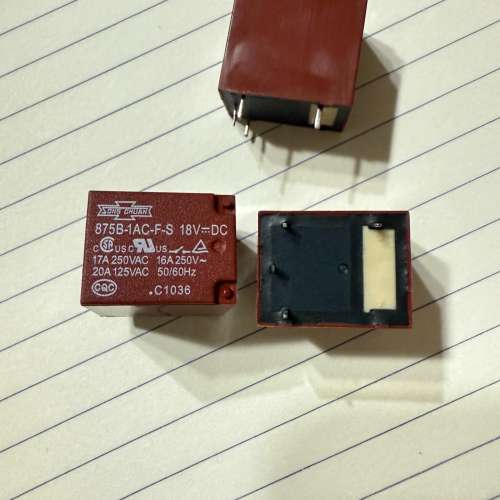 议价松川875B-1AC-F-S继电器，18V直流，全新原装正品