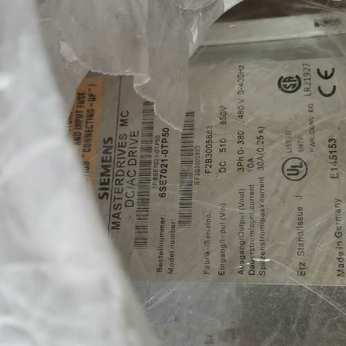 议价全新70变频器6se7021-0tp50成色漂亮，