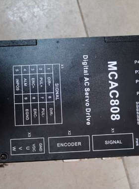 议价二手拆机MCAC808全数字交流伺服驱动器 ，是，总