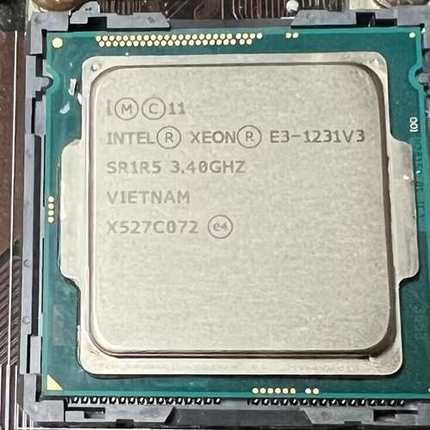 议价intel E3-1231V3 CPU鸡血3.8G高性能B8