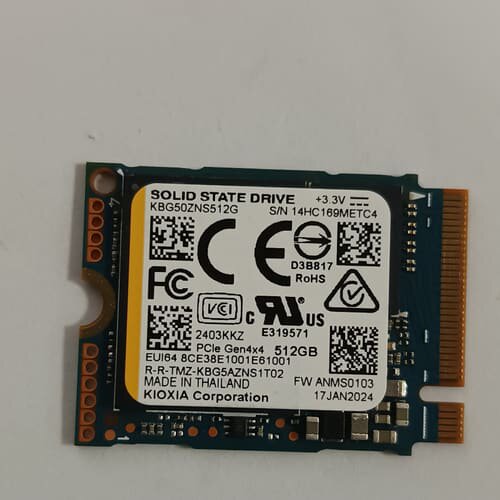议价全新KIOXIA铠侠BG5 512G 2230 NVMe M