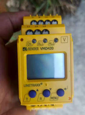 议价德国BENDER本德尔RCMA423-D-2电压监视仪，黄色