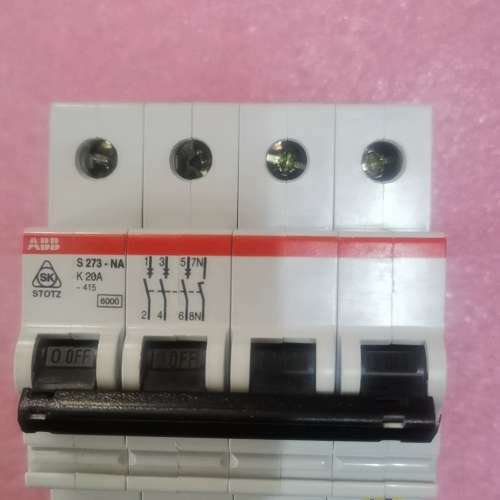 议价ABB  S273-MAK20    4P20A微型断路器，