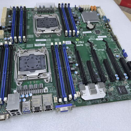 议价超微 X10DRI主板 X10DRI-T双路服务器主板 双口