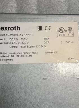 议价Rexroth双轴驱动器HMD01.1N-W0036-A-0