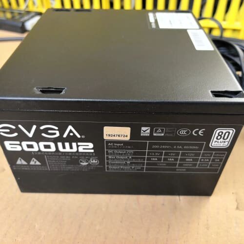 议价10B-EVGA/艾维克 额定功率600w电源