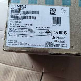 8UA0 V90 5FE10 议价伺服驱动器6SL3210