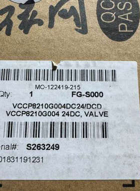 议价VCCP8210G004 阿斯卡ASCO电磁阀 全新正品 盒