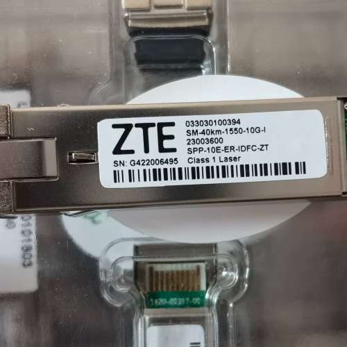 议价中兴10G40KM光模块SPP-10E-ER-IDFC-ZT