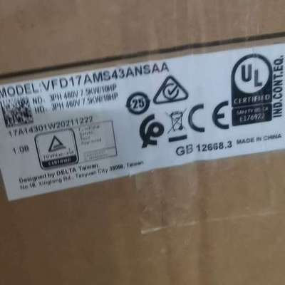 议价台达变频器VFD17AMS43ANSAA 全新的正品，不含税