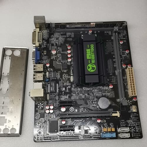 议价铭瑄BT1900集成主板带4G内存 套装出 使用正常