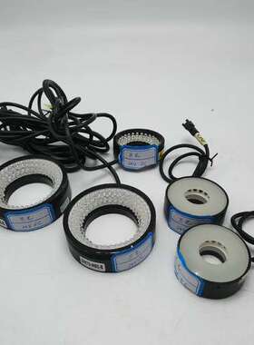 议价DH70-H60-B视觉圆形直流24V蓝色光源，功能完好，无