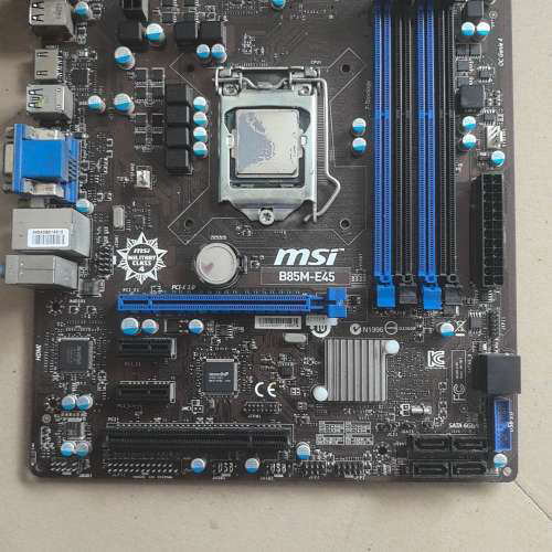 议价微星B85M-E45主板，，正常测试过了，接口正常测试